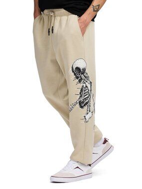 NWT Airwalk Men's Fleece Jogger Pants Size S Sweatpants Slim Straight 3 Pockets